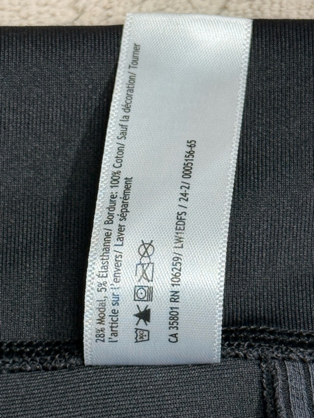 Lululemon Ribbed Cropped Tank – Size 8 - Picture 5 of 7